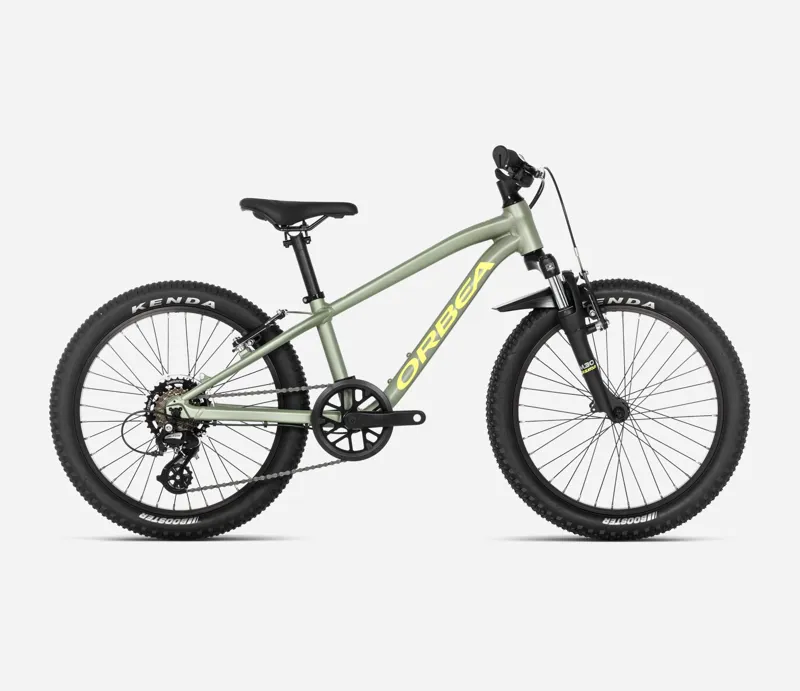 Orbea MX 20 XC Kids Bike 2024 Metallic Green Artichoke/Yellow