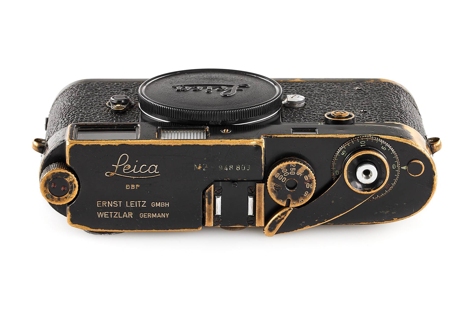 Leica M2 black paint Button Rewind * | A00781