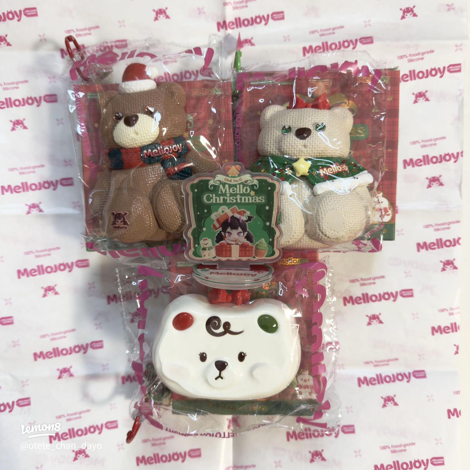 メロジョイスクイーズのクリスマスシリーズが届きました！限定商品の