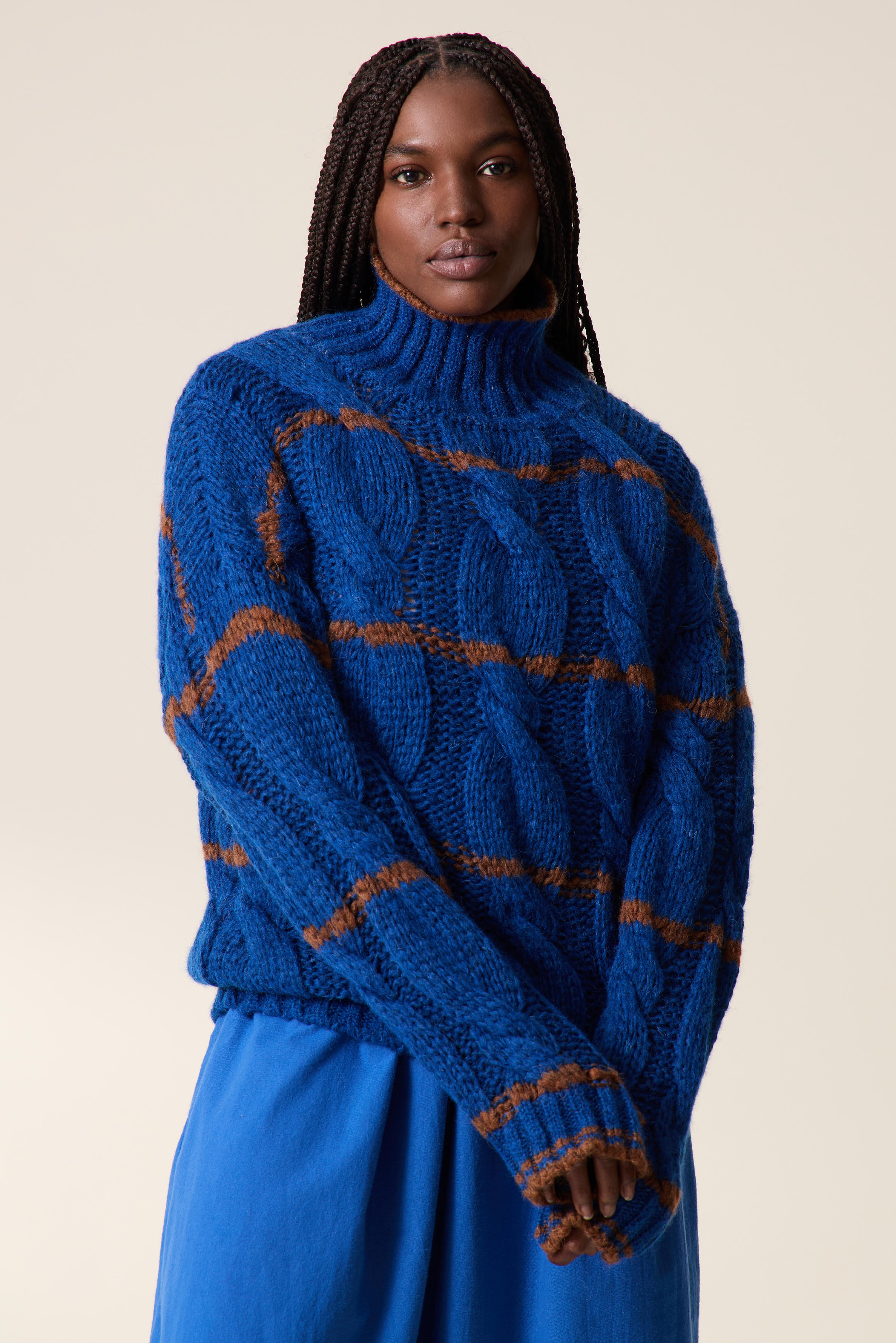 Melodie Stripe Cardigan | Leon & Harper