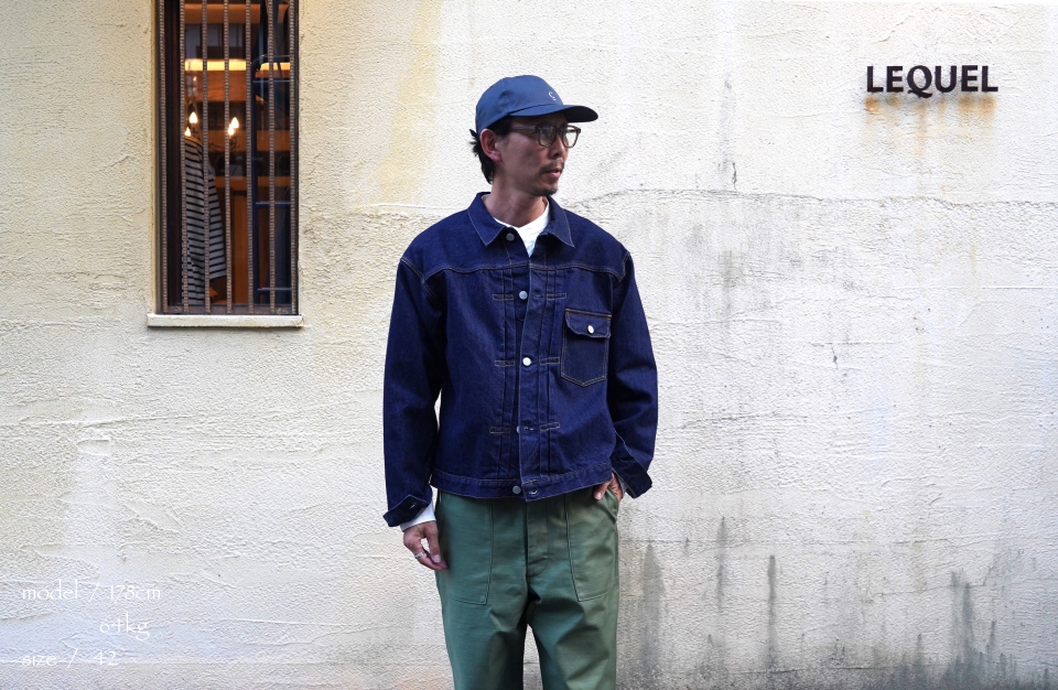 CIOTA シオタ New Single Pocket Denim Jacket（Real Indigo