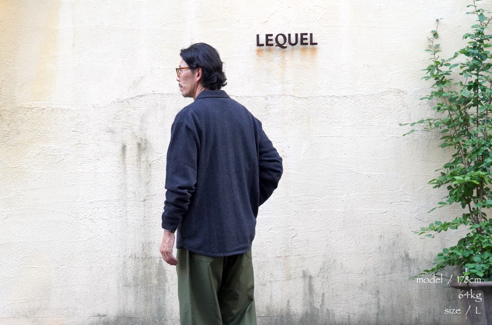 BRU NA BOINNE ブルーナボイン ソムニアニットシャツ ＜チャコール