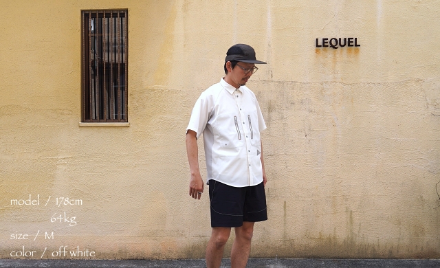 and wander アンドワンダー tech SS shirt 商品詳細｜LEQUEL