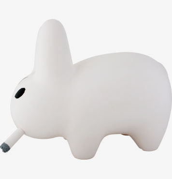 Frank Kozik Smorkin` Labbit 10-inch White Edition by Kidrobot