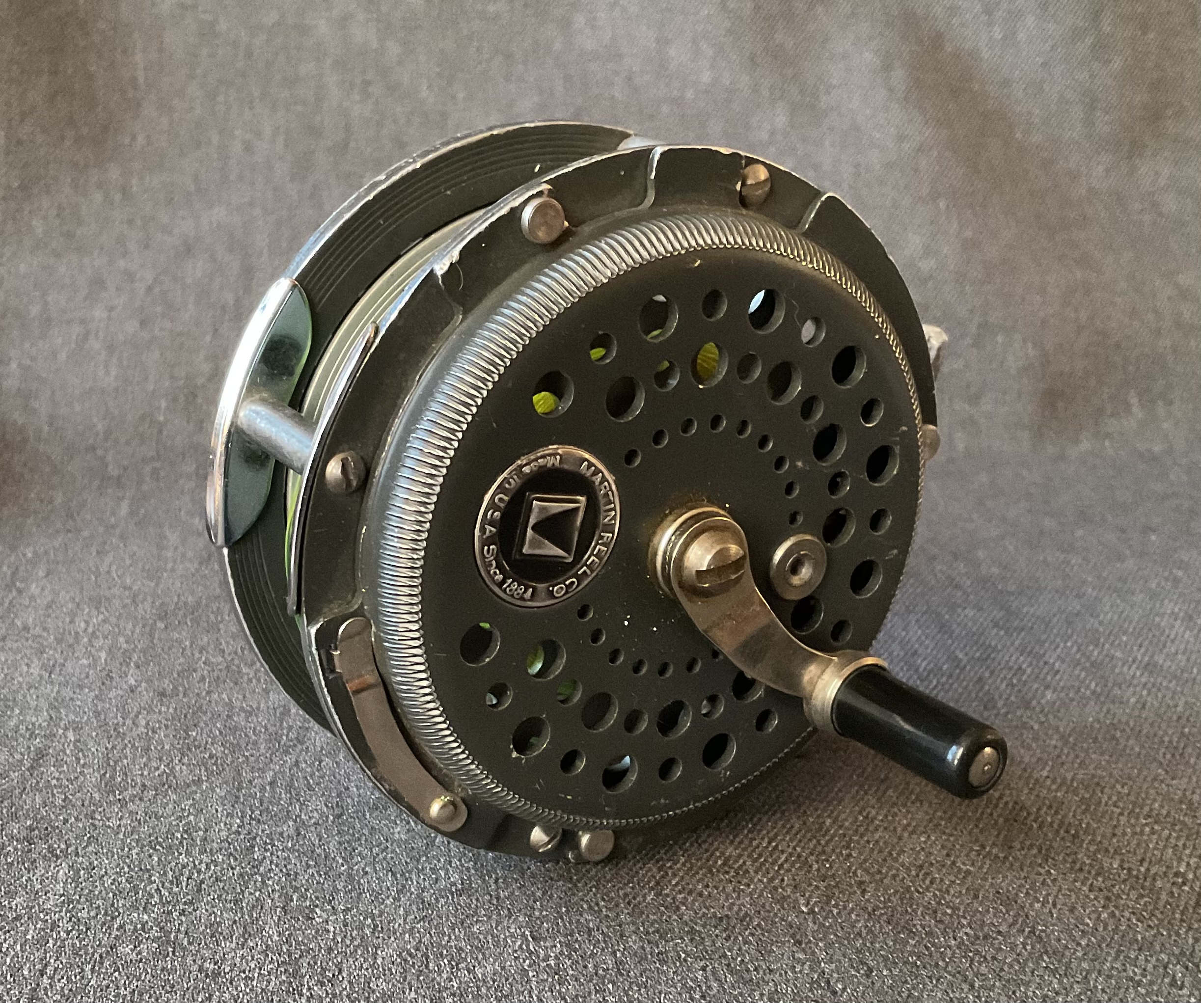 Martin Reel Co. No. MG-10 Multiplier Fly Fishing Reel 2 - Lava