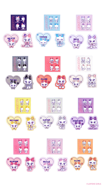 キャラ福くじ ME:I 公式キャラクター『ME:EYE's』が1月30日(金)より