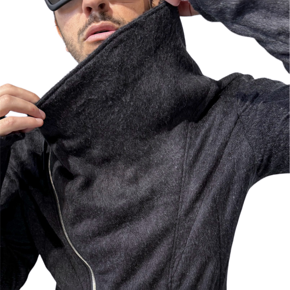 Kmrii Black Beaver Drape Riders - Shop Now