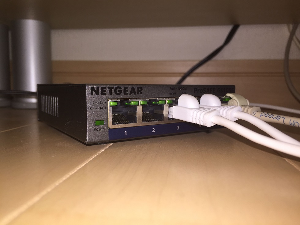 NETGEAR GS105E 雑感 | hyt adversaria