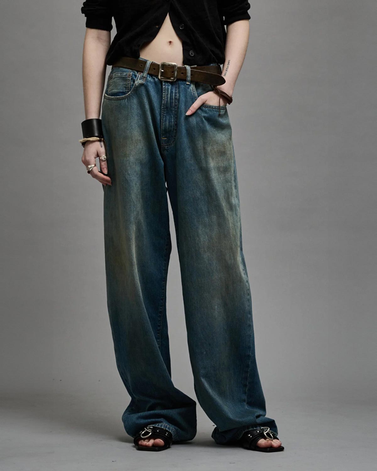 R13 Jean D'Arcy Loose – Wilton Indigo