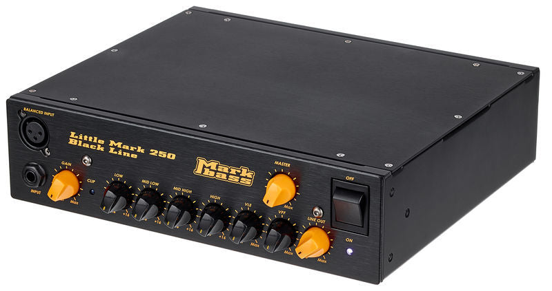 Markbass LITTLEMARK250-BLACKLINE 250 watt solid state bass amp