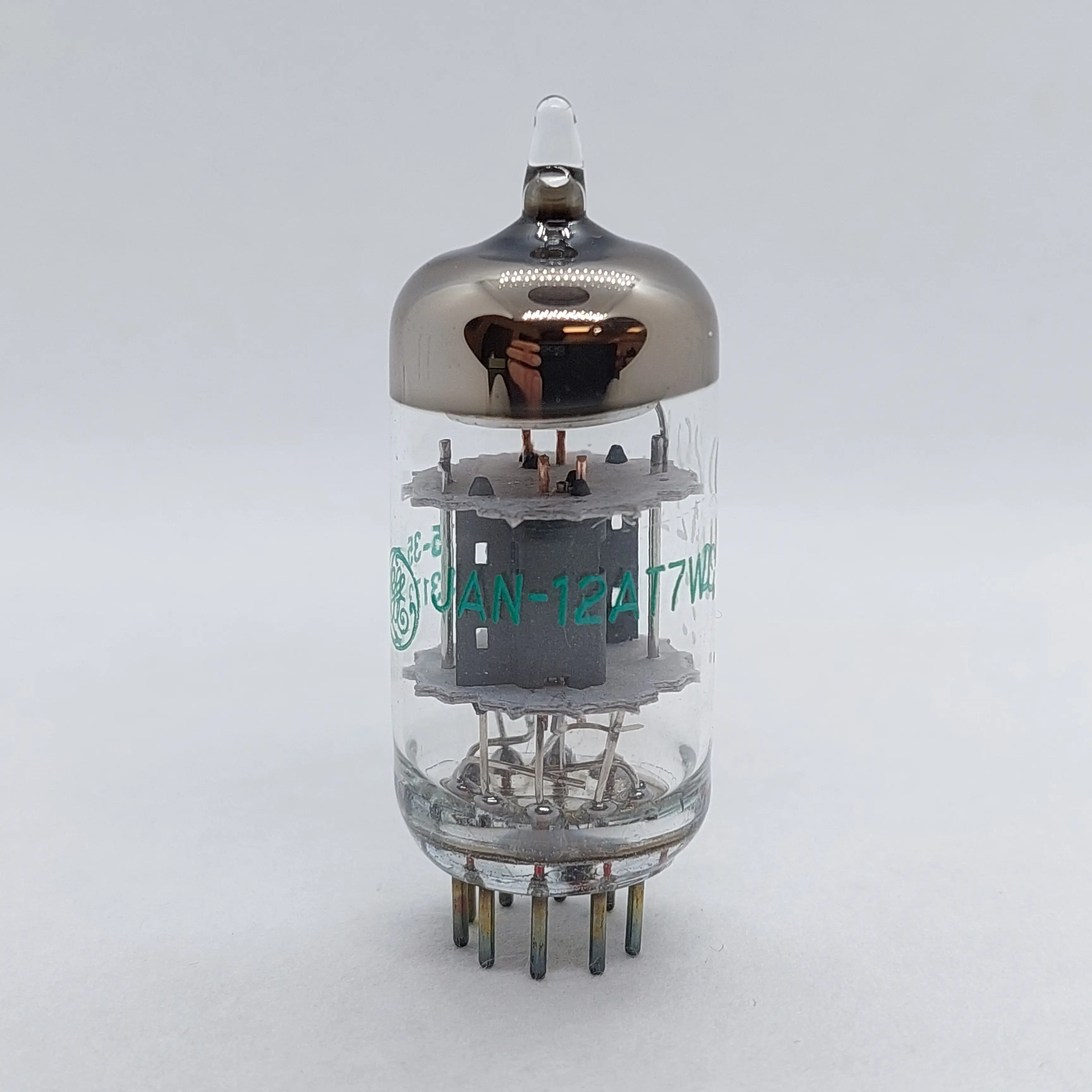 12AT7WC 6201 ECC81 JAN GE NOS VALVE TUBE - Langrex