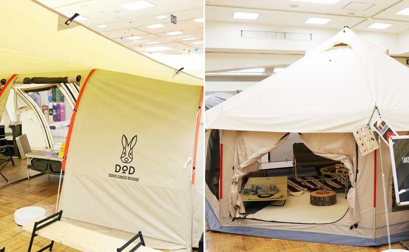 ドッペルギャンガーアウトドアの約11畳の大型スクリーンタープテント