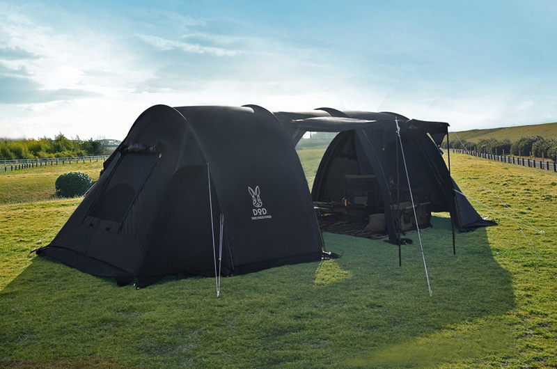 カマボコテント2のブラックバージョン「黒カマ」は本当に暑くない