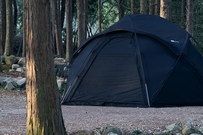 WAQの“高コスパ”ドーム型シェルターに新色ブラックが登場！春夏秋冬