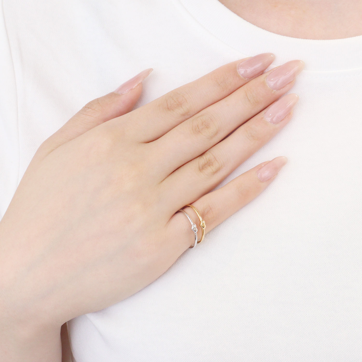 ピンキーリング レディース シルバー925 シルバー ハートデザイン