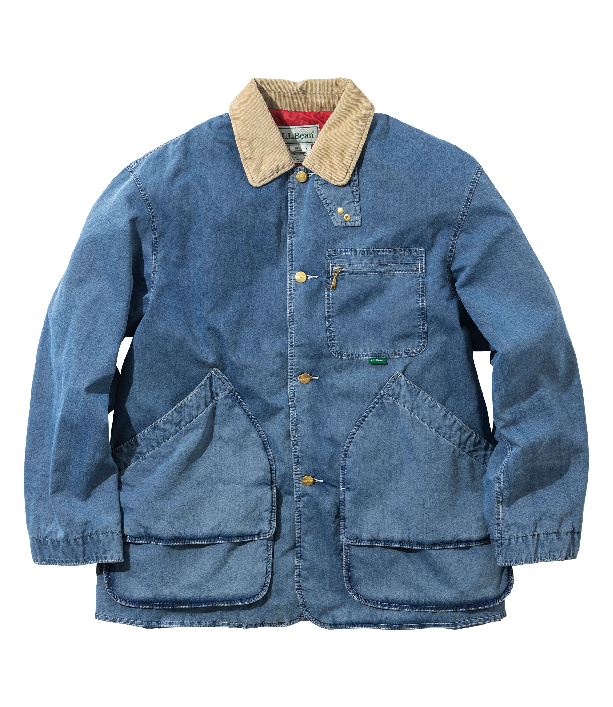 メンズ ビーンズ・フィールド・コート、インサレーテッド インディゴ