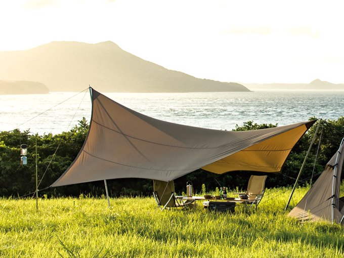 軽量で美しい！【HDタープシールドヘキサPro.airL】 | 小さなランプ