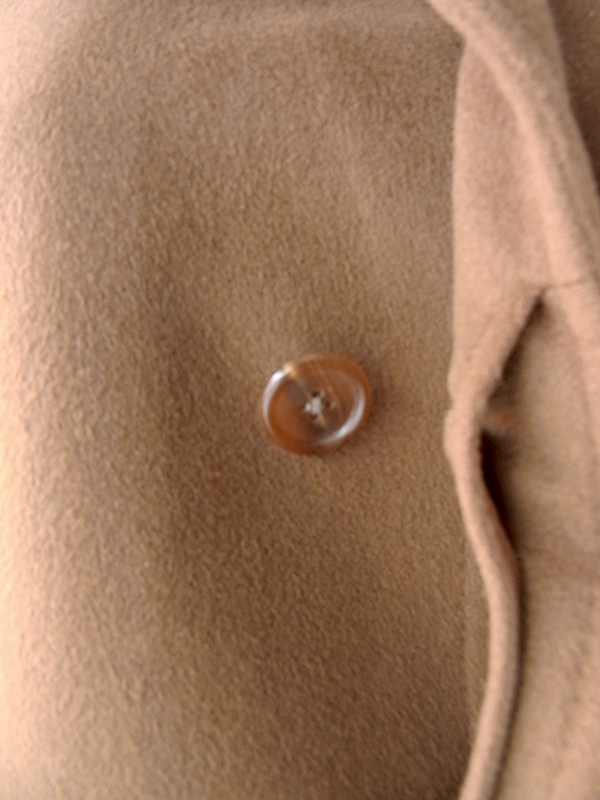 イギリス製 Aquascutum アクアスキュータム カーキ 比翼仕立て