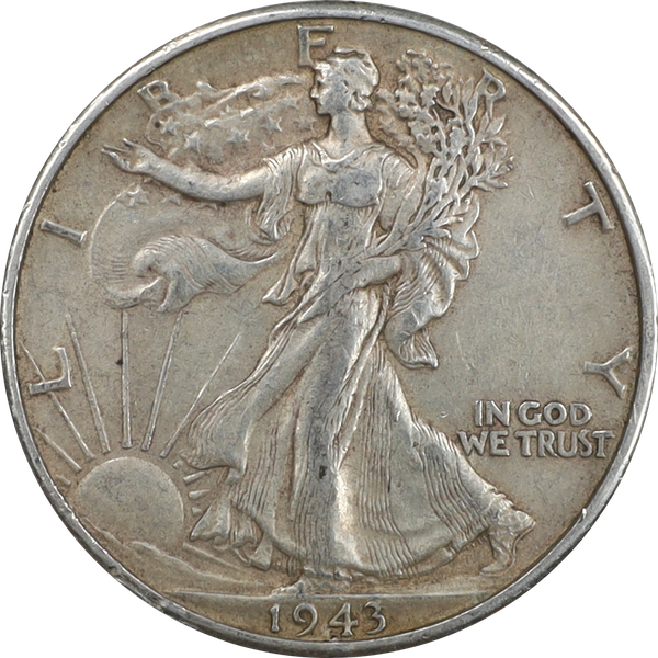 1943-D Liberty Walking Half Dollar XF | Littleton Coin Company