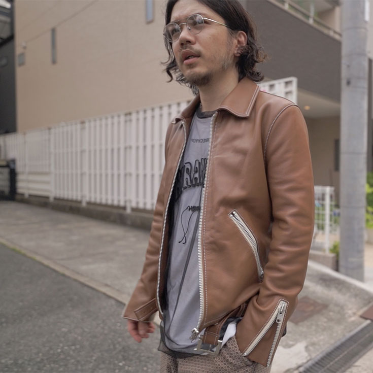 VALLET 本革 シングルライダースジャケット メンズ ヴァレット