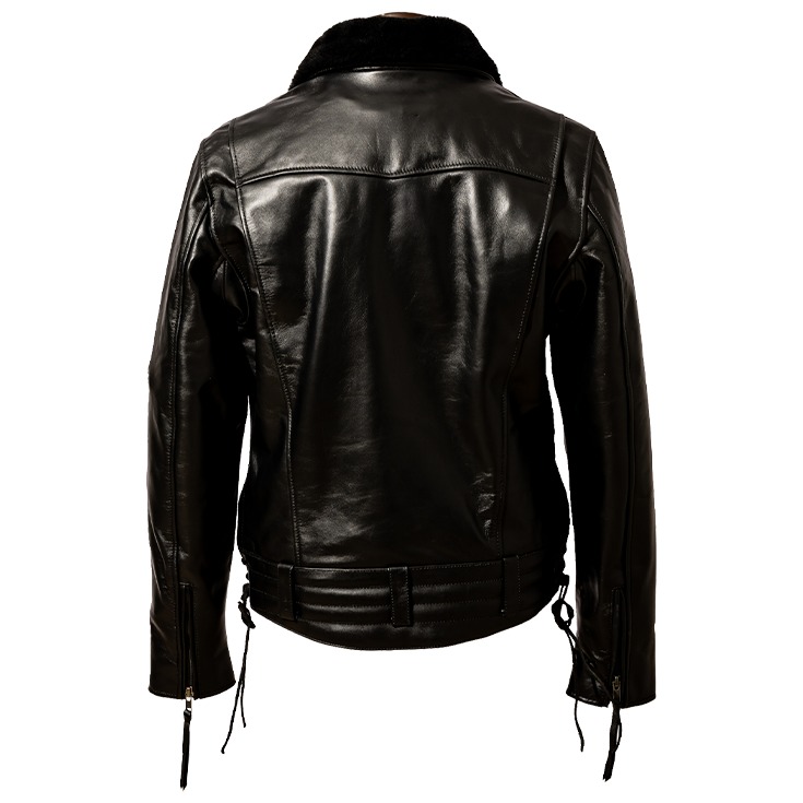 Liugoo Leathers 本革 高機能防寒仕様襟ボアハイネックシングル