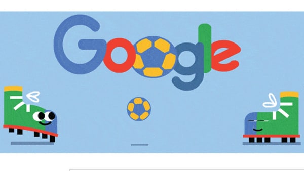 Google Doodle celebrates the opening day of Women's Fifa World Cup