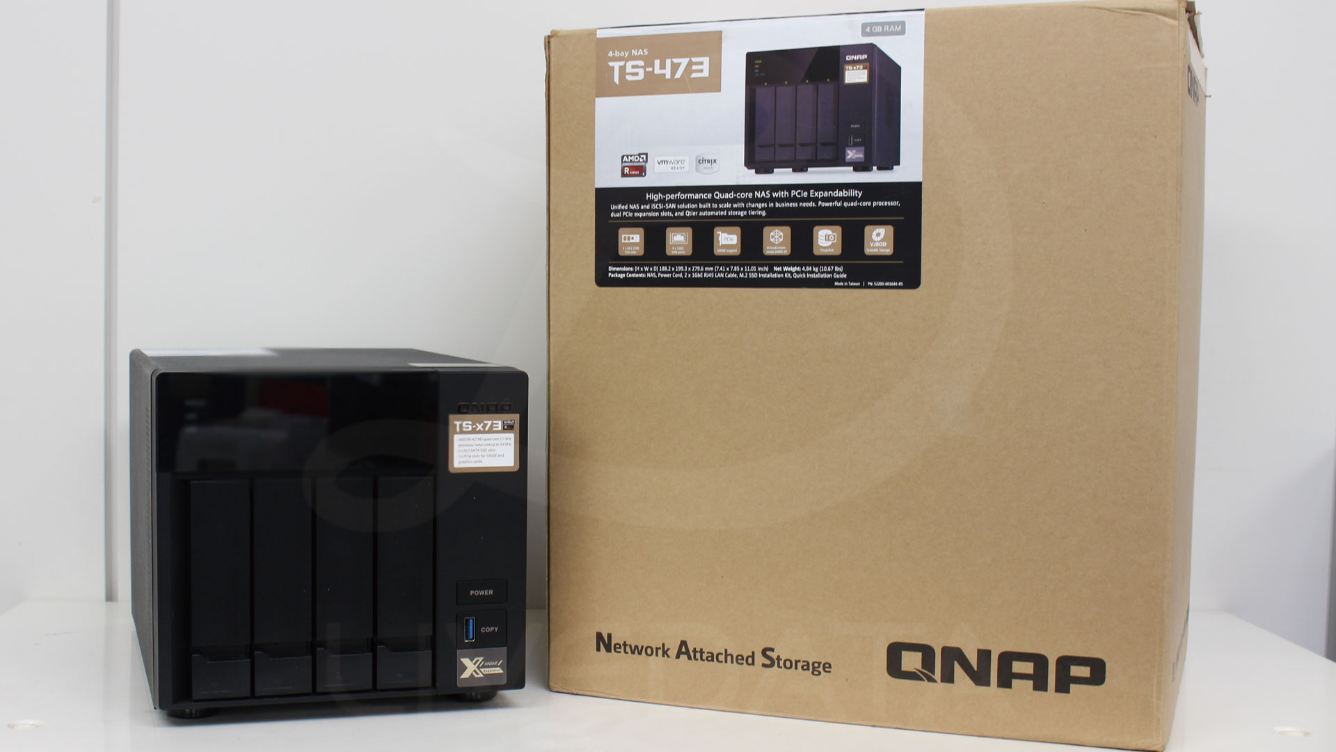 QNAP TS-473 HDD 12TBx4 SSD 2TBx2 Qtier データアクセス不可状態から