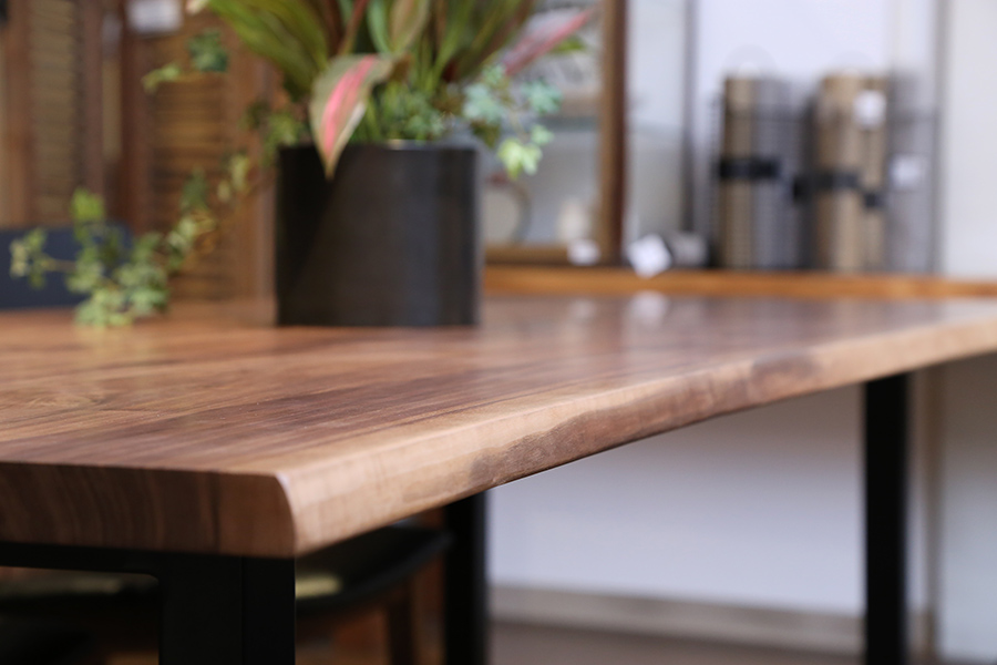 at will（アットウィル）ダイニングテーブル（耳付き）［150-200×90