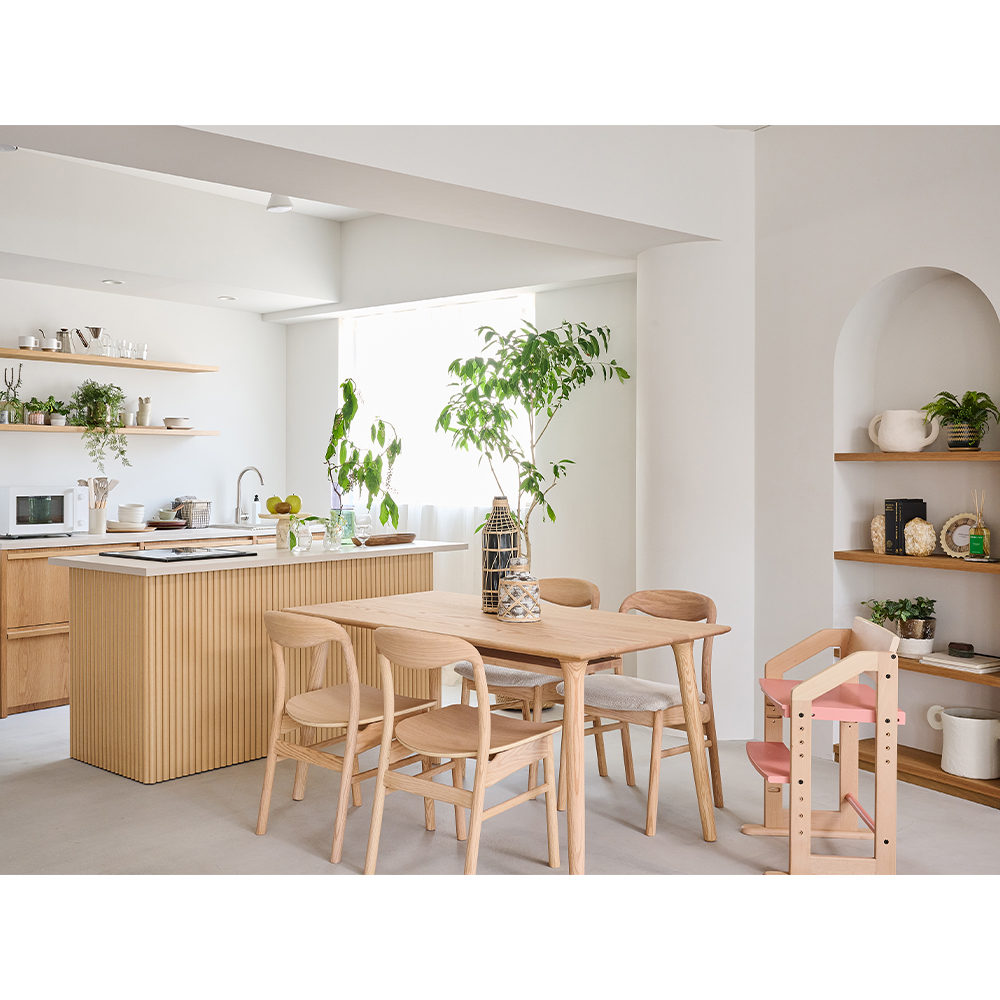 SATO（サト）ダイニングテーブル OAK W1500 - ダイニングテーブルの