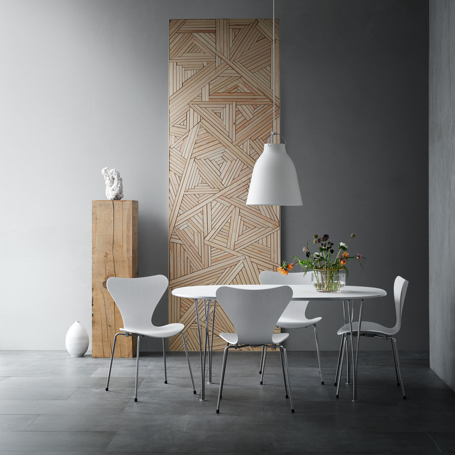 FRITZ HANSEN（フリッツ・ハンセン）セブンチェア アッシュホワイト