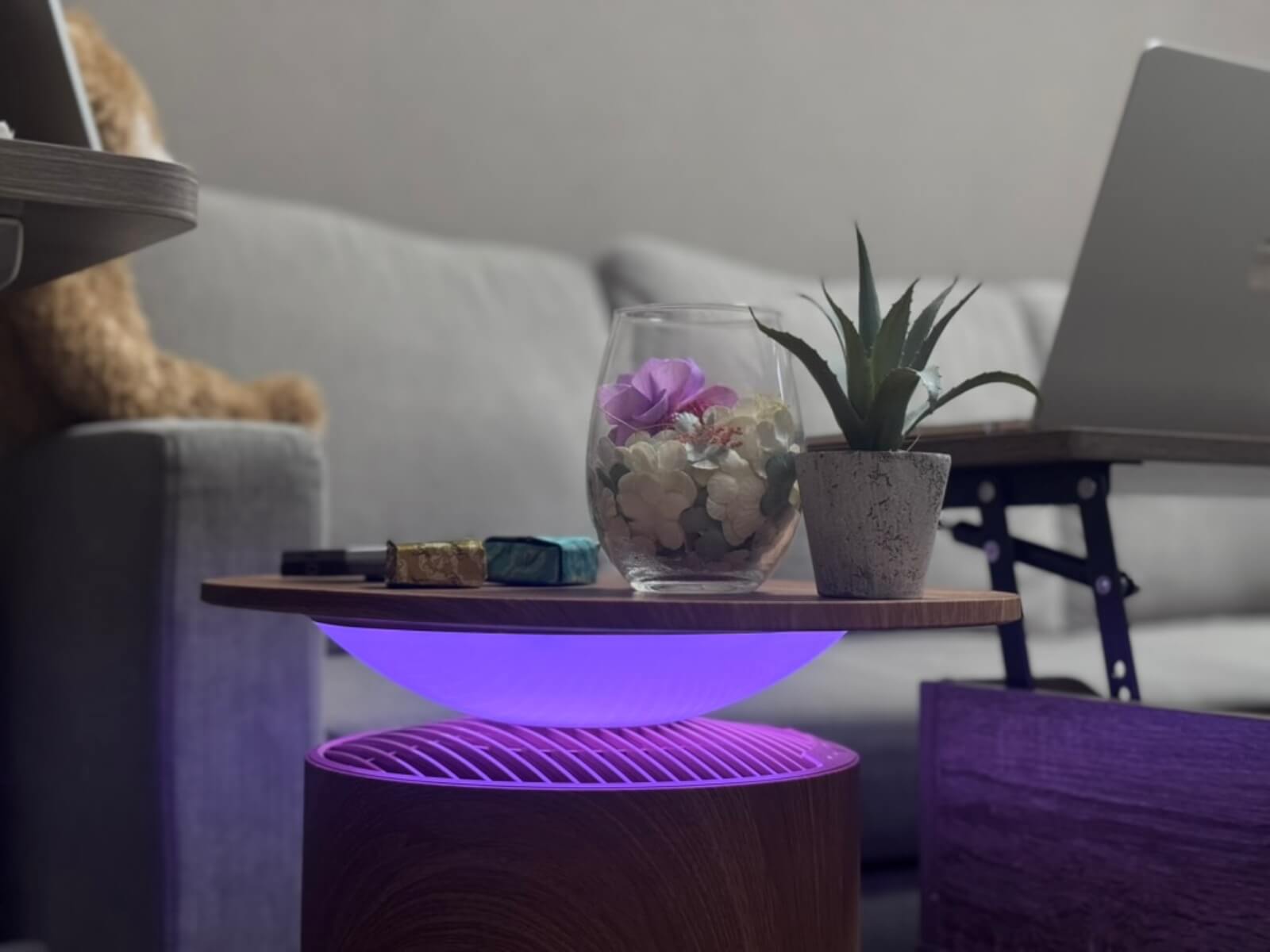 SwitchBot空気清浄機Table(ナチュラル)レビュー｜家具と家電が融合した