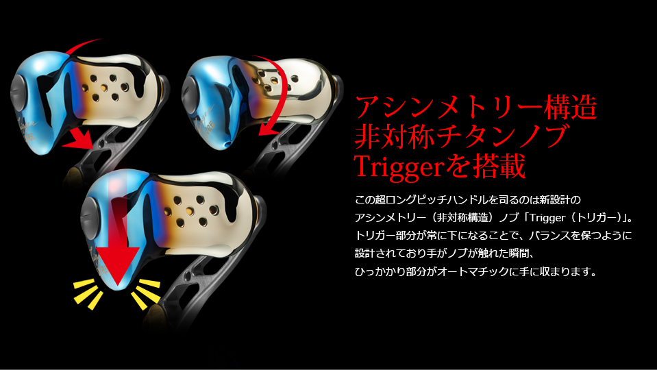 CRANK 140｜ベイトリール｜カスタムリールハンドル / ノブ ｜LIVRE