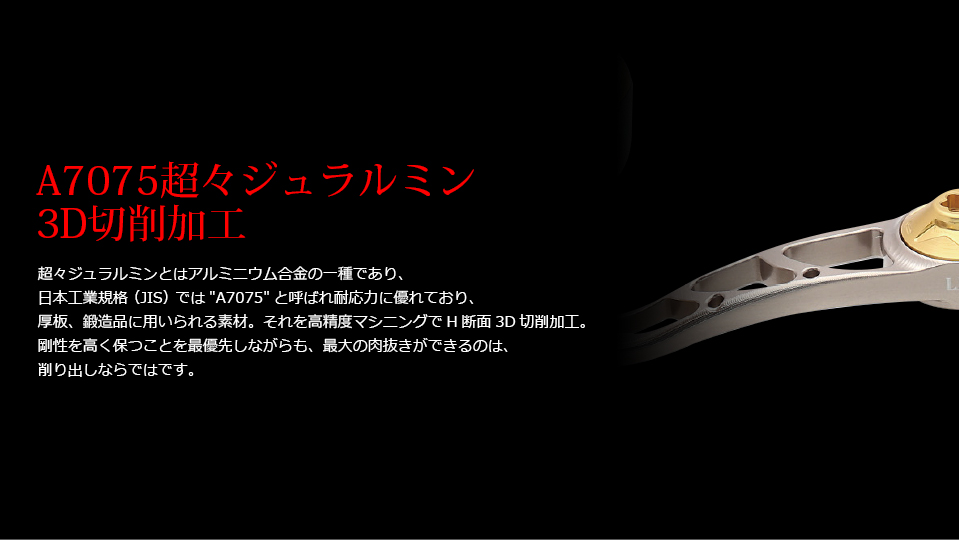 CRANK 100（クランク 100）｜ベイトリール｜カスタムリールハンドル