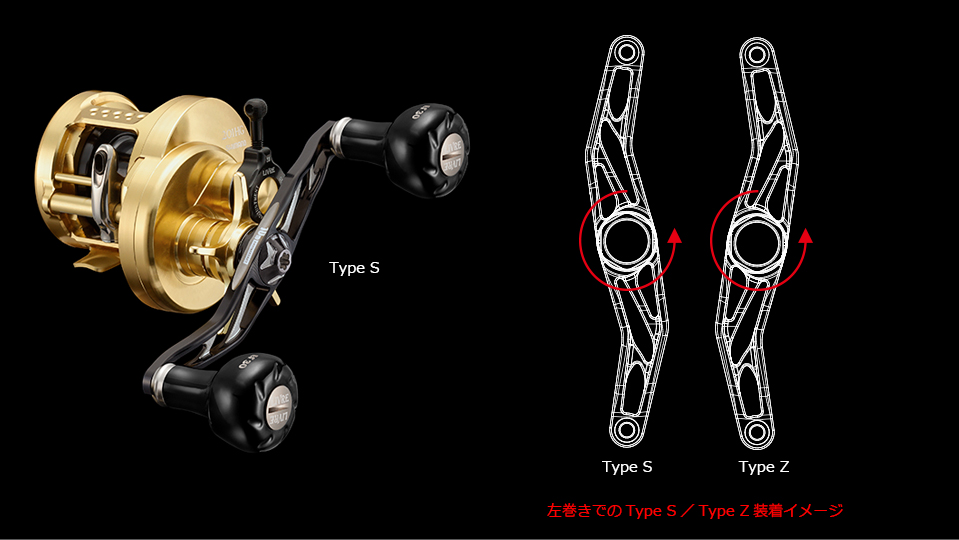 10th ANNIVERSARY BAIT TYPE CUSTOM HANDLE 95mm｜ベイトリール