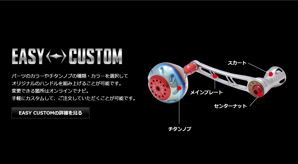 POWER 70-75（パワー 70-75）｜スピニングリール｜カスタムリール