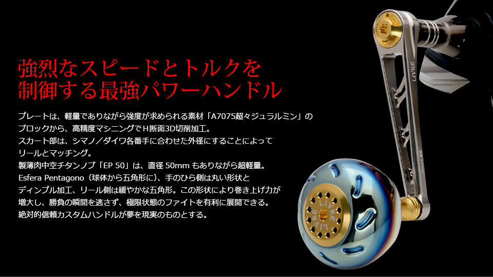 POWER 88（パワー 88）｜スピニングリール｜カスタムリールハンドル