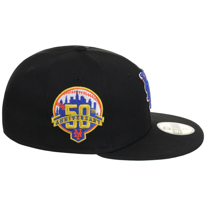New York Mets MLB Black Dome New Era 59FIFTY – LidsHatDrop