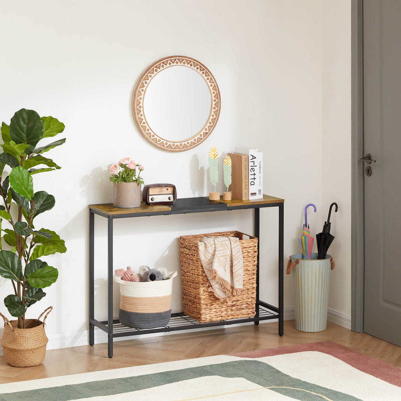 Narrow Industrial Table - Lifewit – Lifewitstore