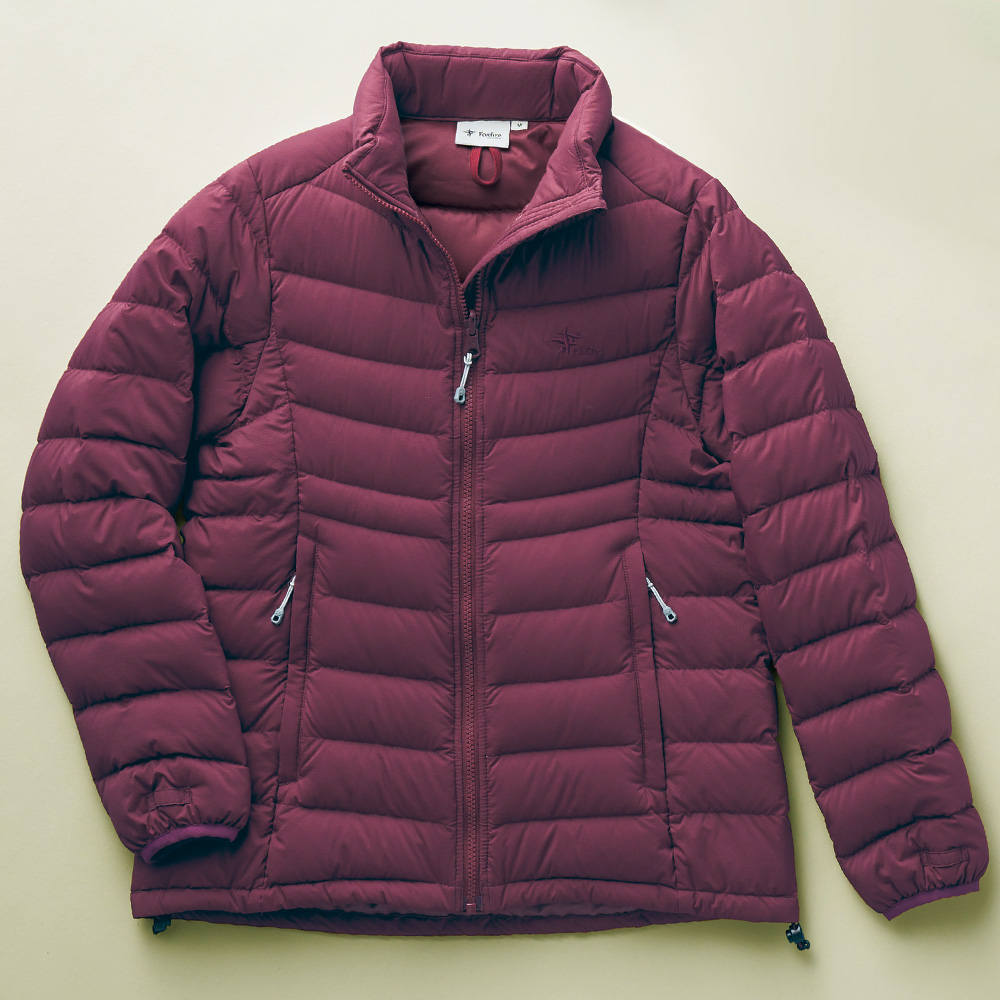 フォックスファイヤー 洗える軽やかダウンジャケット | ライトアップ