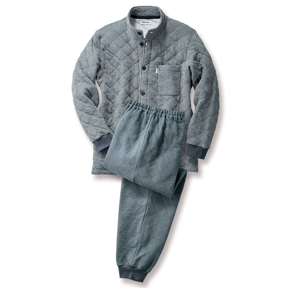 ミラ・ショーン キルティングハイネックニットパジャマ | ライトアップ