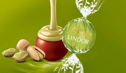 Custom LINDOR Pick and Mix 75-pc Gold Gift Bag