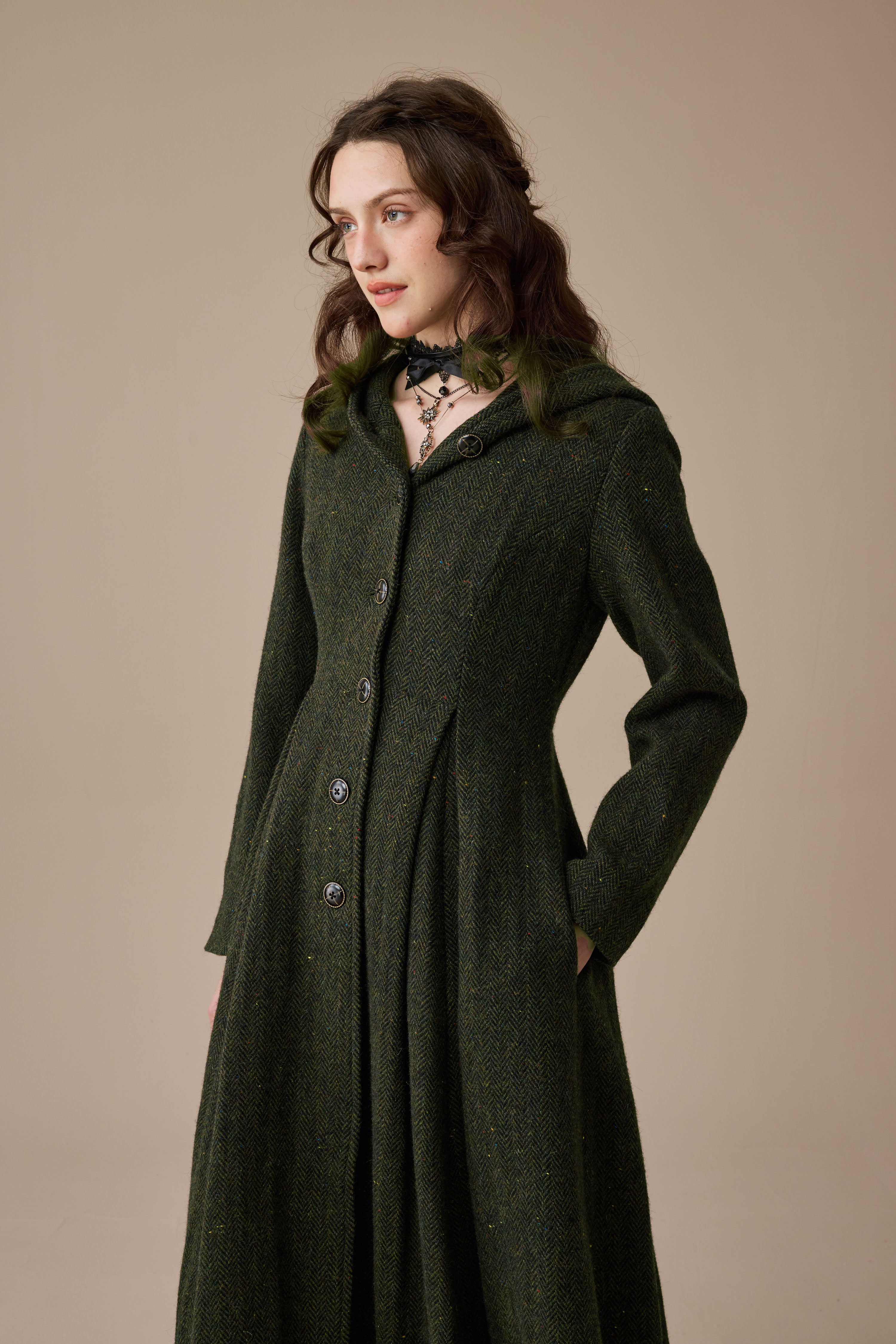 My Fair Lady 26 | Hooded Wool Coat – Linennaive
