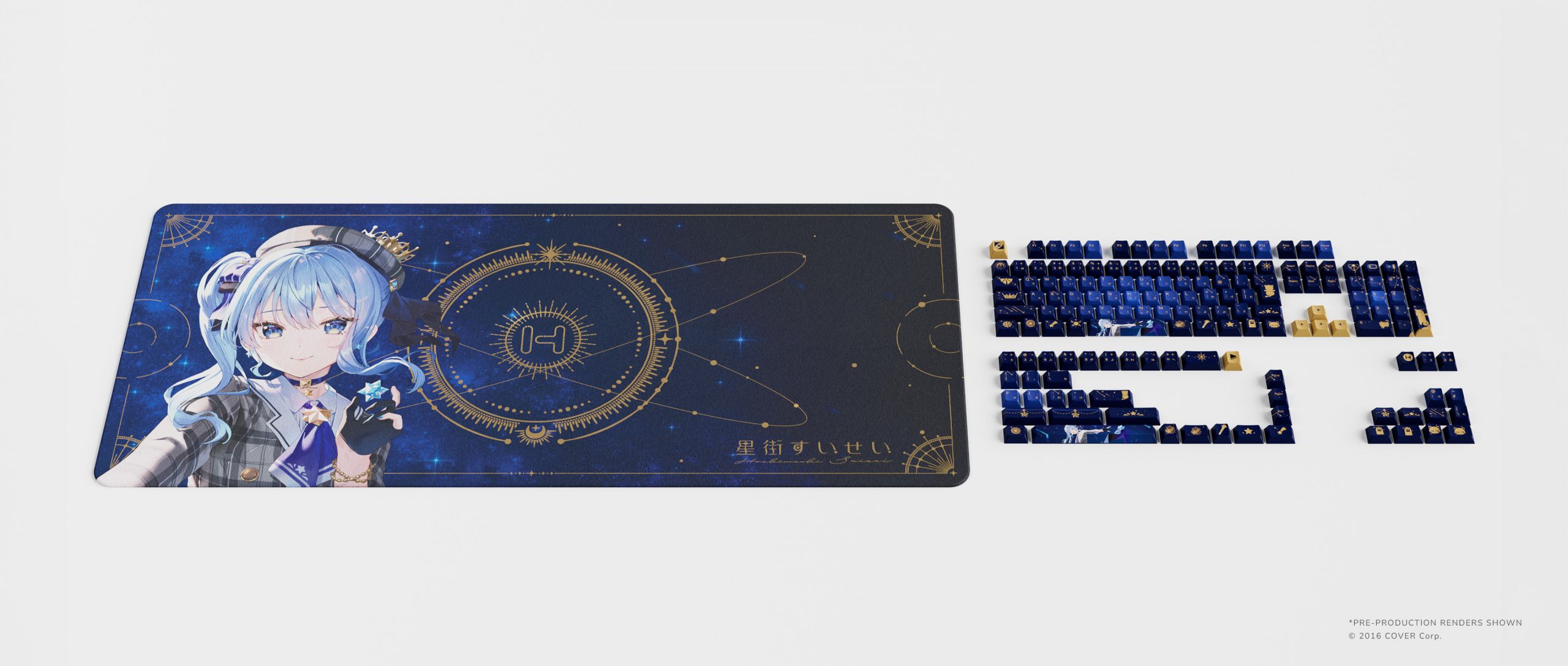 HYTE Hoshimachi Suisei Keycap + Mouse Pad | 株式会社リンクス