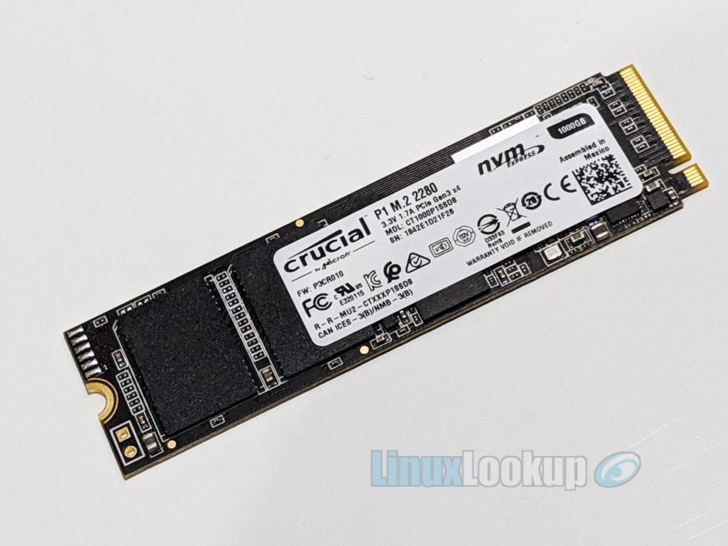 Crucial P1 1TB NVMe PCIe M.2 SSD Review | Linuxlookup