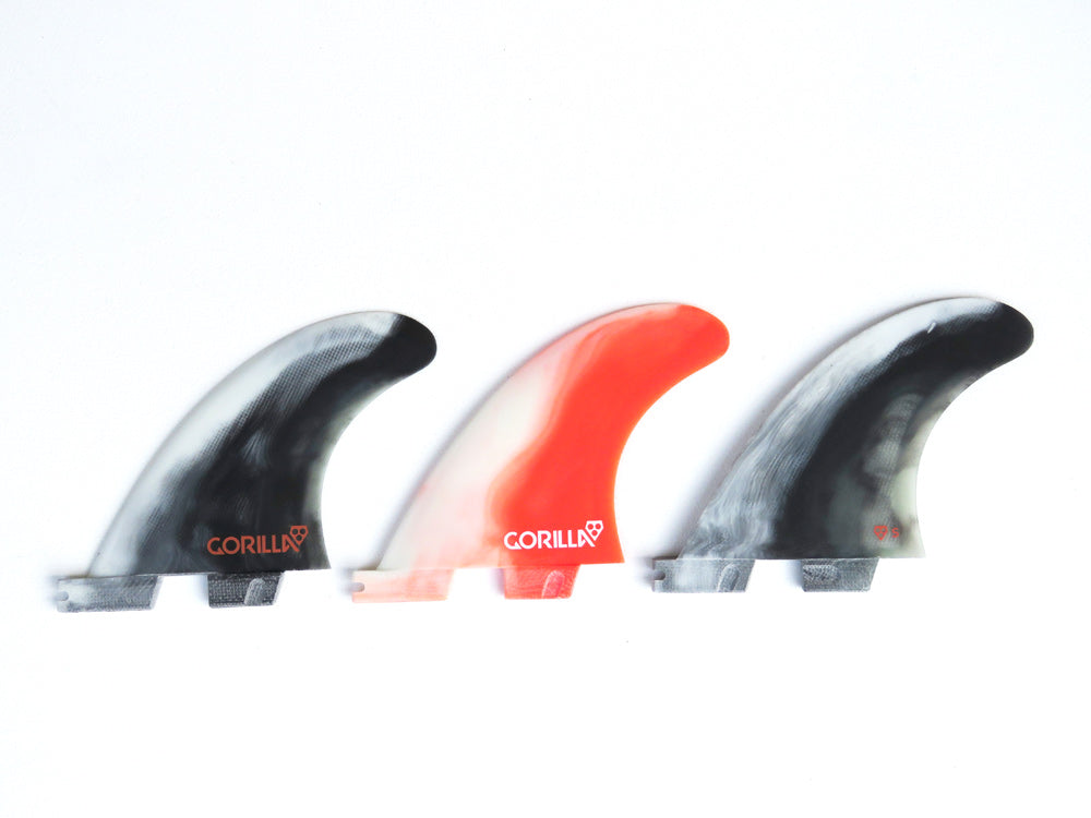 GORILLA』FIN [CORE RANGE FINS] TRIフィンセット Sサイズ – Luvsurf