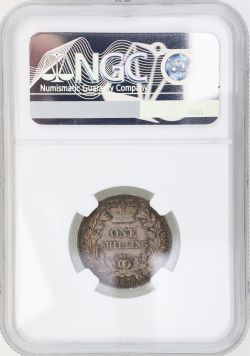 イギリス グレートブリテン 1839年 プルーフProofシリング銀貨