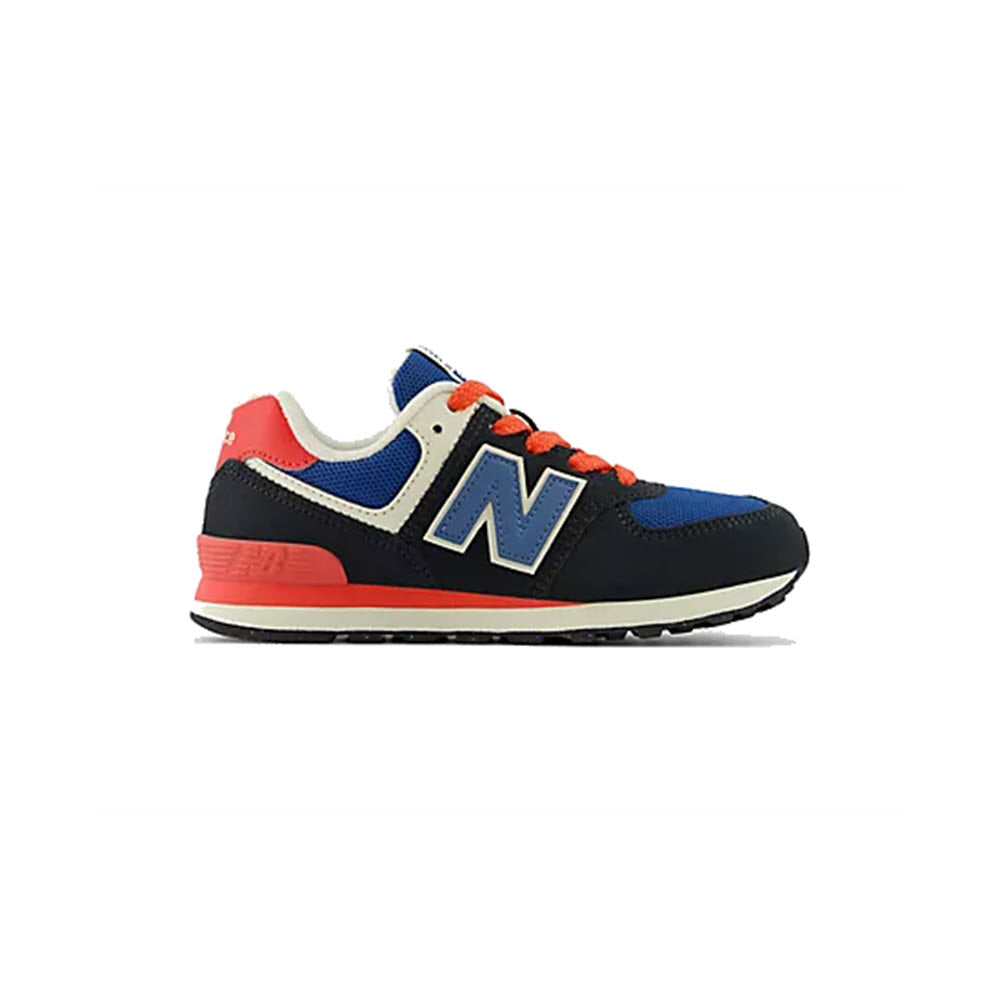 NEW BALANCE 574 PHANTOM/BLAST RED - KIDS - Lamey Wellehan Shoes