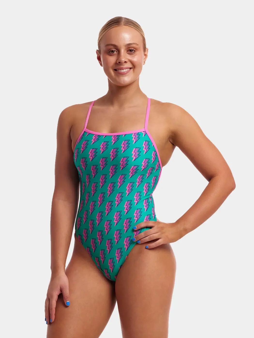 Funkita Women's Zip Zap Strapped In One Piece Swimsuit - Ly Sports