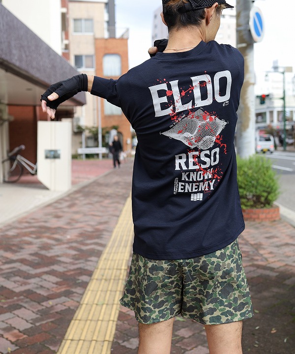 エルドレッソ/ELDORESO Splashes Long Tee（全2色） [カットソー(長袖