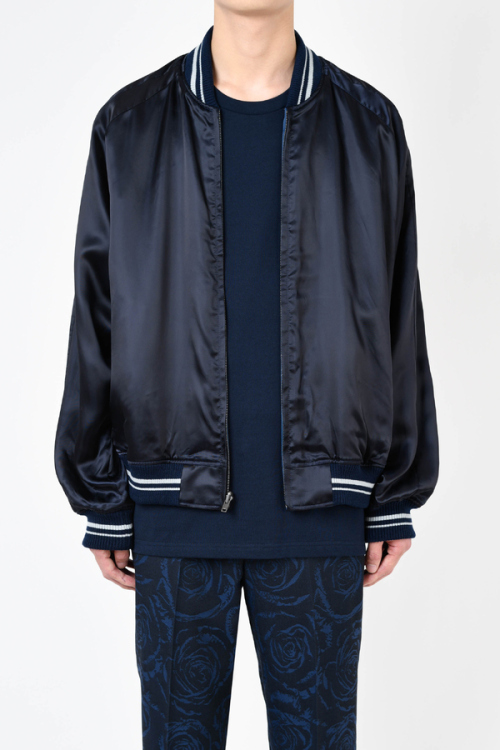 2024 A/W LAD MUSICIAN CARP & SPLASH SOUVENIR JACKET「Lotus